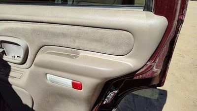 95-99 Gmc Yukon Passenger Right Rear Inside Door Trim Panel Only Back Tan 522