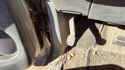 2007 Dodge Caravan Driver Left Lower Sill Step Moulding Trim Panel D5 Slate Gray