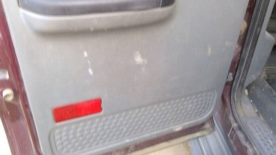 2005-2007 F350 Super Duty Driver Left Rear Inside Door Trim Panel Only Back Gray