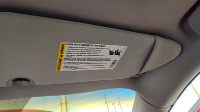 2006-2011 Buick Lucerne Passenger Right Sun Visor Oem Ebony 193 15780929