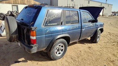 87-95 Pathfinder Passenger Right Rear Axle Shaft Wh Complete Brake Backing Plate