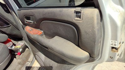 10-14 Chevy Tahoe Passenger Right Rear Door Trim Panel With Switches Back Black