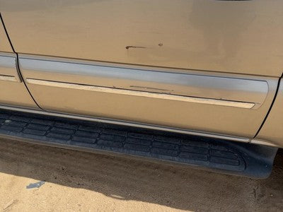 00-04 Suburban Driver Left Rear Moulding From Door Back Trim Strip Pewter 11U