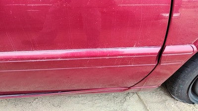 95-02 Eldorado Passenger Right Front Upper Moulding Door Trim Crimson Red 86U