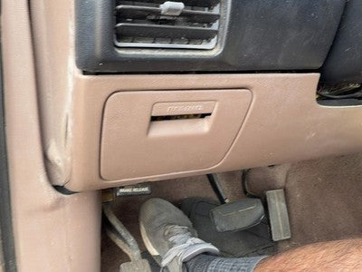 1992-1997 Ford F250 Lower Dash Under Column Knee Bolster Trim Panel Oem Brown Rk