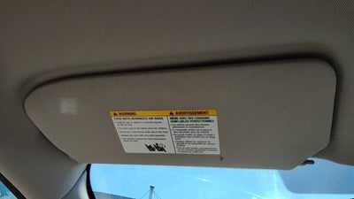 2007-2010 Nissan Sentra Driver Left Sun Visor Oem Charcoal W 96401Zj65A