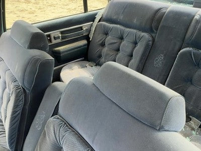 1986 Olds 88 Pair Of Front Headrests Oem Left Right Set Seat Blue