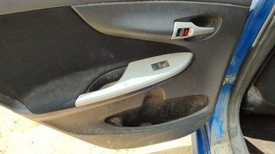09 10 Corolla Driver Left Rear Inside Door Trim Panel Wth Switches Back Charcoal