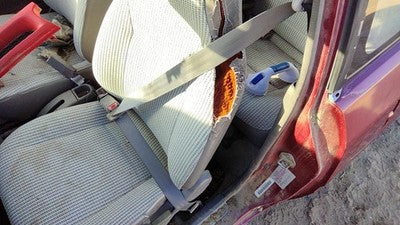 1997 Ford Aspire Driver Left Front Seat Belt Retractor Oem Shoulder Gray