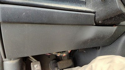 1992-1996 Ford Van E250 Lower Dash Under Column Knee Bolster Trim Panel Oem Gray