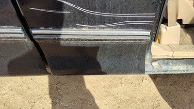 97 98 Ford F150 Passenger Right Rear Moulding From Door Back Trim Strip Black Ua