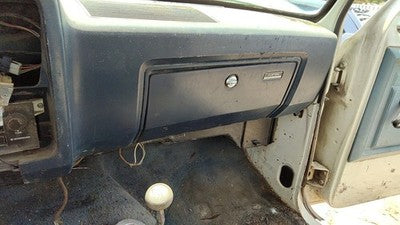 1984 Dodge Ram W250 Glove Box Assembly Complete Door With Latch Oem Blue