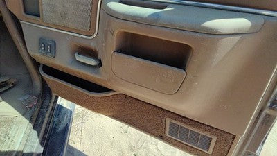 1988 Ford F150 Passenger Right Front Inside Door Trim Panel With Switches Tan