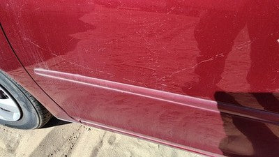 02-06 Camry Driver Left Front Moulding From Door Oem Trim Strip Salsa Red 3Q3