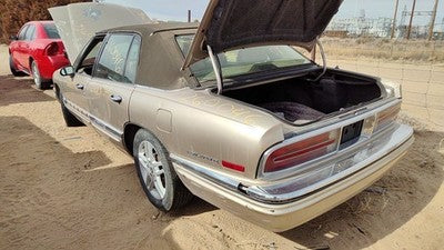 91-96 Park Ave Ultra Driver Left Rear Power Window Regulator With Motor Back