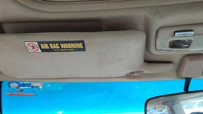 1997 Honda Accord Driver Left Sun Visor Oem Gray F