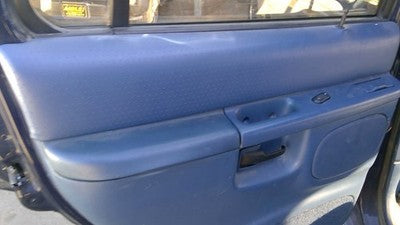 1995-1999 Ford Explorer Driver Left Rear Inside Door Trim Panel Only Back Blue