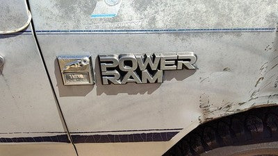 1986 Dodge Ram W150 Passenger Right Power Ram Fender Emblem Badge Oem