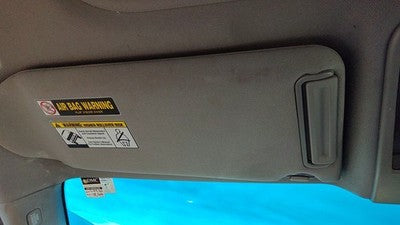 2004-2006 Acura Mdx Driver Left Sun Visor Oem Black 83280S3Va12Za