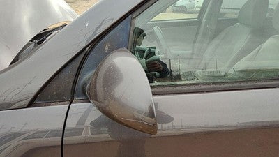 06-09 Chevy Equinox Driver Left Power Side Mirror Door Mounted Granite Gray 44U