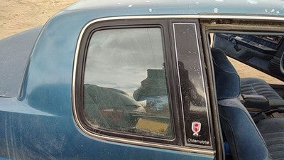 86-91 Cutlass Calais Passenger Right Rear Quarter Glass Back Side Window 2 Door