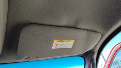 2002-2004 Ford F150 Passenger Right Sun Visor Oem Gray 2L3Z1504104Eab