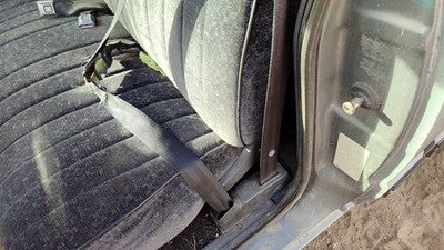 1989 Chevy S10 Pickup Driver Left Front Seat Belt Retractor Shoulder Dark Gray