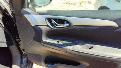 16-19 Sentra Passenger Right Front Door Trim Panel With Switches Charcoal G