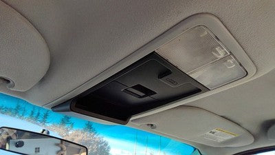 2004-2007 Ford Freestar Center Overhead Console Dome Light Map Lamp Cubby Gray