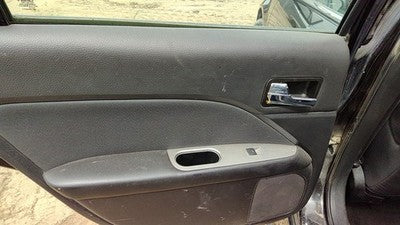 10-11 Ford Fusion Driver Left Rear Door Trim Panel With Switches Back Black Dw