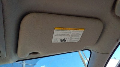 2013-2019 Nissan Sentra Passenger Right Sun Visor Oem Charcoal G 964003Sg7A