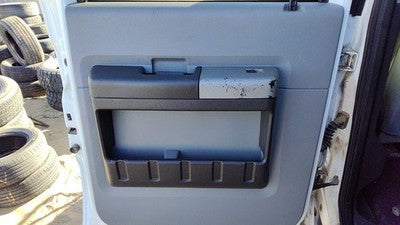 2011-2016 Ford F250 Driver Left Rear Door Trim Panel With Switches Back Gray 3S
