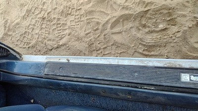1989 Olds Cutlass Calais Driver Left Lower Kick Trim Panel Oem Blue 2 Door