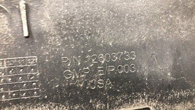 08-12 Chevy Malibu Engine Cover Top Plastic Shield 3.6L Front And Back 12603733
