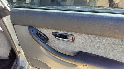 00-02 Subaru Legacy Passenger Right Rear Door Trim Panel With Switches Back Gray