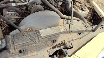 80-84 Cadillac Deville Top Plastic Cover Above Radiator Support Sight Shield Oem