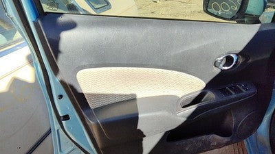 15-19 Versa Note Driver Left Front Door Trim Panel With Master Switch Charcoal G