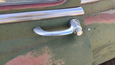 1953 Chevy Bel Air 150 Sedan Driver Left Rear Outside Door Handle Oem Back