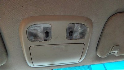 10-12 Ford Fusion Center Overhead Console Dome Light Map Lamp Cubby Charcoal Fw