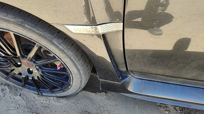 2015-2016 Subaru Wrx Driver Left Moulding From Fender Trim Strip Dark Gray Dgm