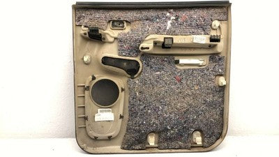 01 02 Sierra 2500 Hd Driver Left Rear Door Panel With Switches Back Graphite 12D
