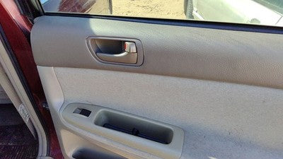 02-04 Camry Passenger Right Rear Door Trim Panel With Switches Back Taupe 43