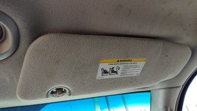 2004 Jeep Liberty Passenger Right Sun Visor Oem Gray Dv 0Zx34Tl2Aa
