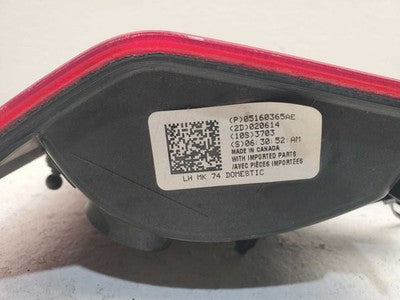 2008-2017 Jeep Patriot Driver Left Tail Light Oem Brake Lamp Rear 5160365Ag