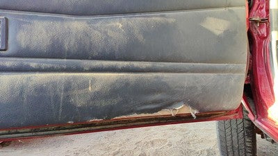 1997 Nissan Hardbody Driver Left Front Door Trim Panel Gray