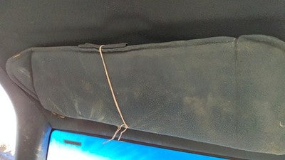 1993 Gmc Sierra 2500 Driver Left Sun Visor Oem Blue