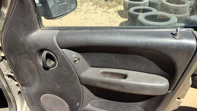 03-04 Jeep Liberty Passenger Right Front Door Trim Panel With Switches Gray Dv