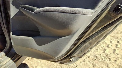 06-11 Civic Passenger Right Rear Door Trim Panel With Switches Back Gr Gray