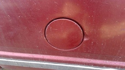 1988 Gmc Sierra 2500 Fuel Tank Door With Hinge Gas Lid Oem Filler Red