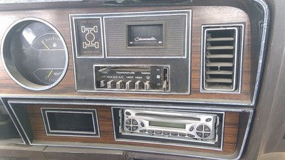 1981-1983 Dodge Ram W350 Speedometer Trim Bezel Dash Surround Panel Woodgrain